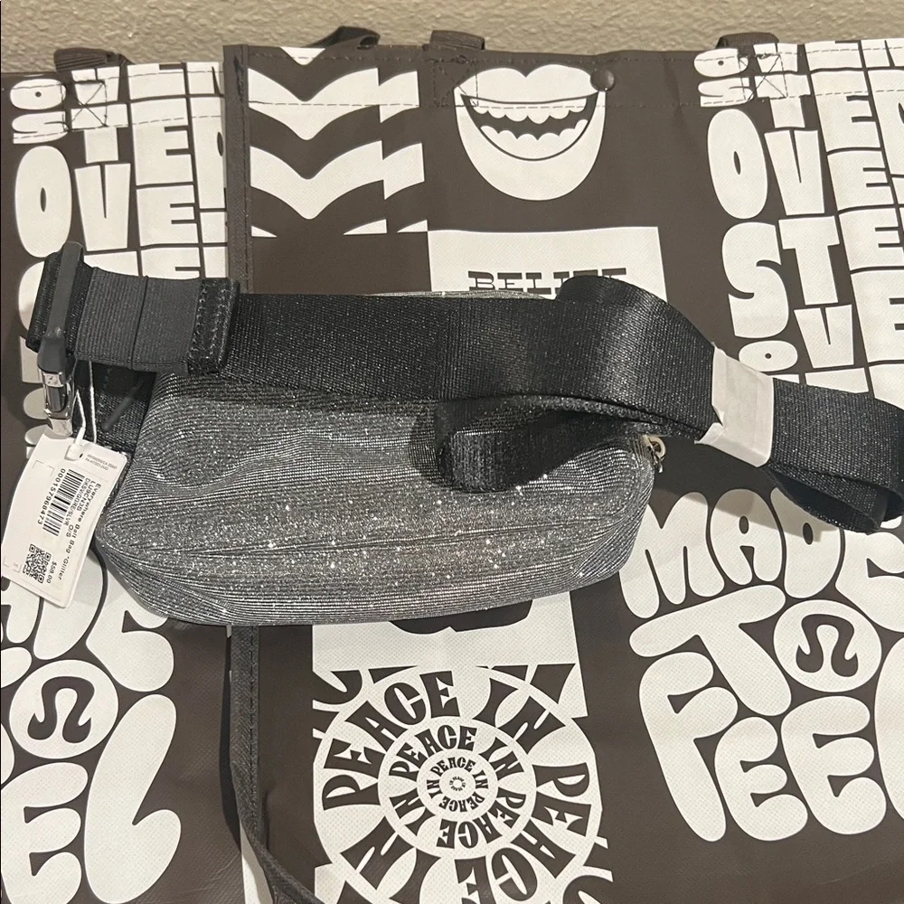 Silver everywhere belt bag 1L Glitter - Picture 2 of 2